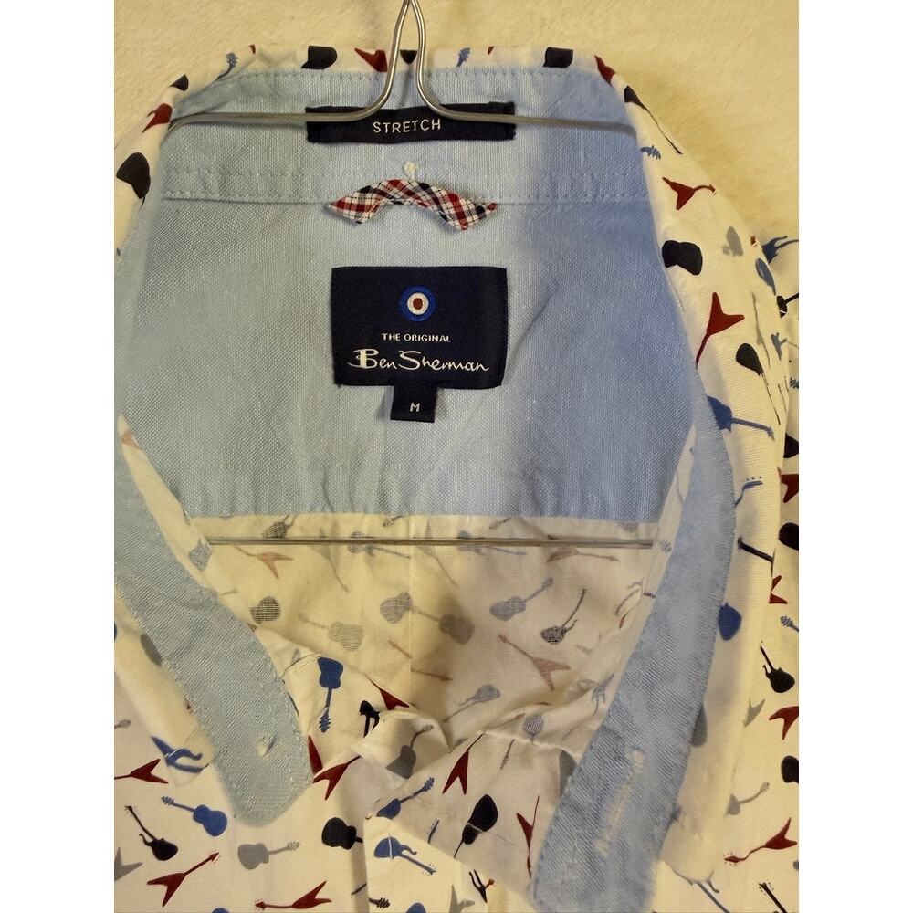 Ben Sherman Button Down Guitar shirt Medium